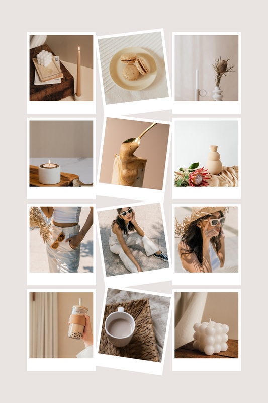 MINI POLAROIDS BLACK - 12