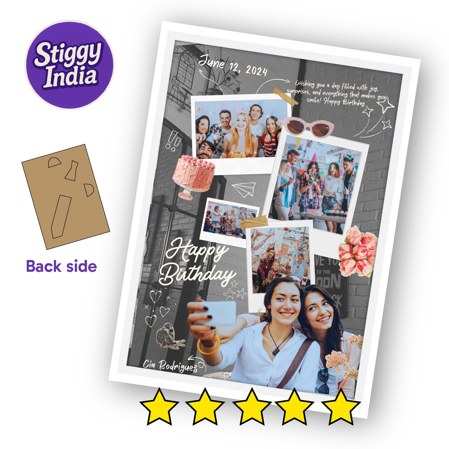 Pop Up Frame – Stylish Collage with 3D Effect for Memorable Photos